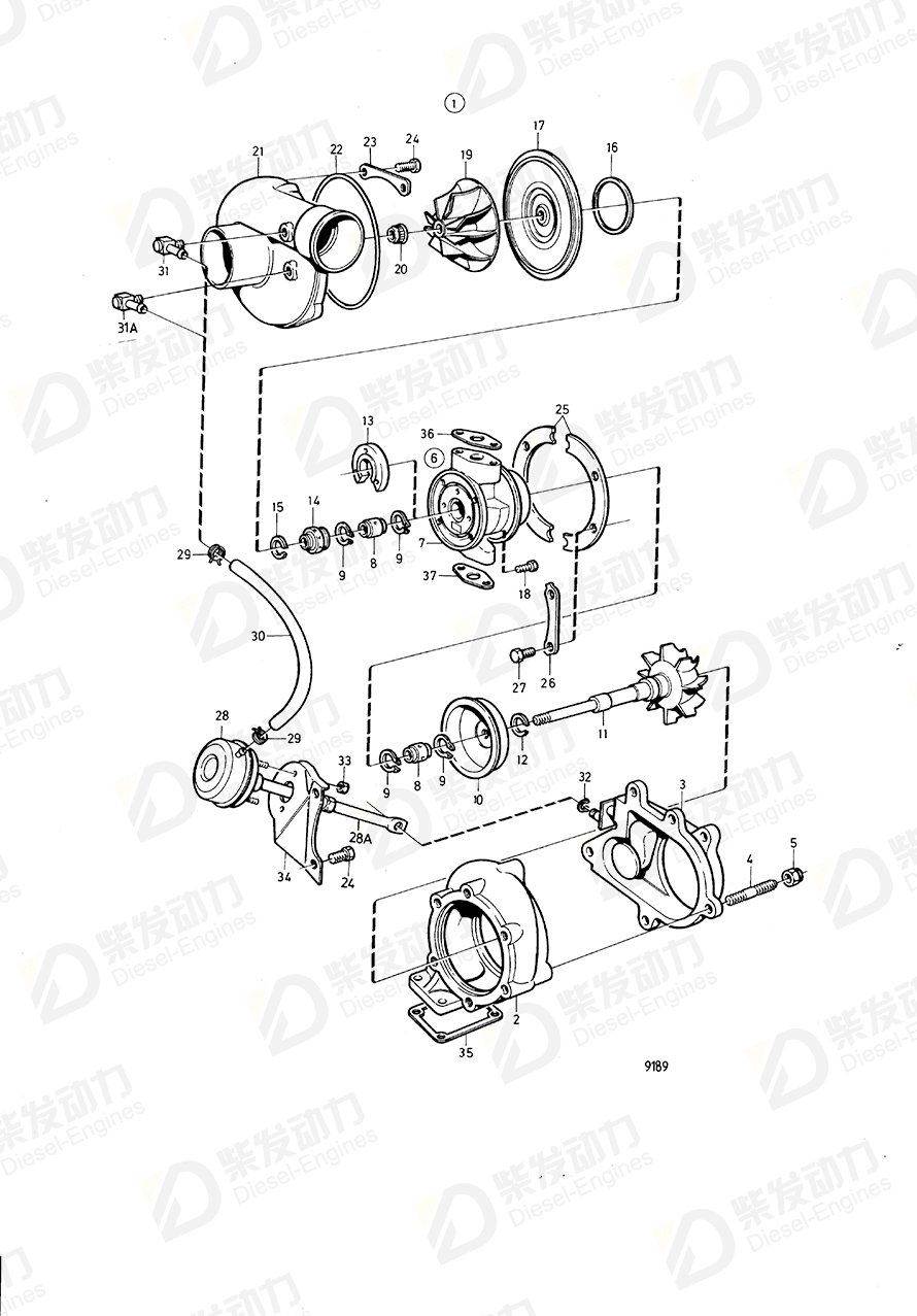 volvo penta Gasket 420618 Drawing volvo penta Gasket 420618 Drawing